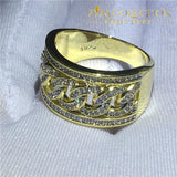 Hiphop Iced Out Mens Ring Rings
