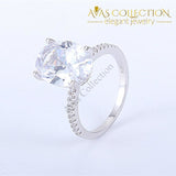Stunning Oval Cut Engagement/anniversary/ Promise Ring Engagement Rings