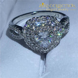 Luxury Heart Shape Ring - Avas Collection