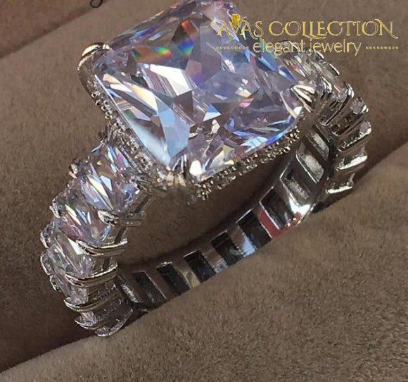 Luxury Princess Cut Ring 6Ct Engagement Wedding Band -Lr566 Rings