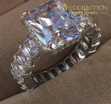 Luxury Princess Cut Ring 6Ct Engagement Wedding Band -Lr566 Rings