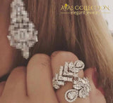 Resizable Handmade Flower Ring Engagement Rings
