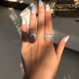 Star Starlight Promise Ring/ Wedding Band Ring Bands