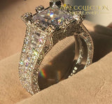 Vintage Hollow Ring 3Ct Engagement Wedding Band Ring-Lr565 Rings
