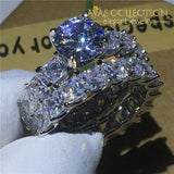 Princess Cut High Quality Rachel Wedding Set 6 / Ring Set Engagement Rings
