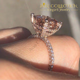 Choucong Vintage Ring Rose Gold Filled 925 Silver Aaaaa Zircon Stone Party Wedding Band Rings For