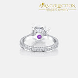 Luxury -3 Ct Sona Diamond Engagement Ring Rings