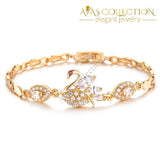 Swan Link Chain Design / Avas Collection Bracelet & Bracelets
