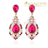 Elegant Fashion Style Crystal Dangle Earrings Drop