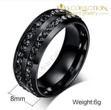 Couples Ring- Black Gold Filled Rings