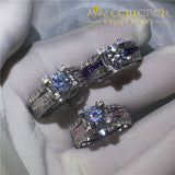 3 Colors Interchangeable Bridal Sets Rings