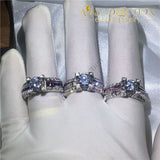 3 Colors Interchangeable Bridal Sets Rings