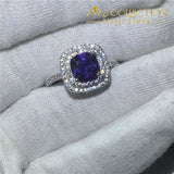 3 Carat Purple Ring Rings
