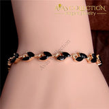 Shuangr Gold Color Womens Shiny Austrian Crystal Fashion Jewelry Perfect Bracelet Wholesale Chain &