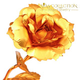 24K Gold Rose Flower Artificial & Dried Flowers