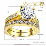 Promise Engagement Double Ring Rings