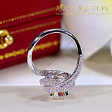 2Ct Engagement Twist Ring Rings