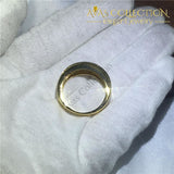 Yellow Gold Filled Mens Band 7-13 Rings