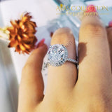 Luxury Engagement Ring -R4608S Rings