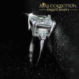 Solid 925 Sterling Silver -R4337 Engagement Rings
